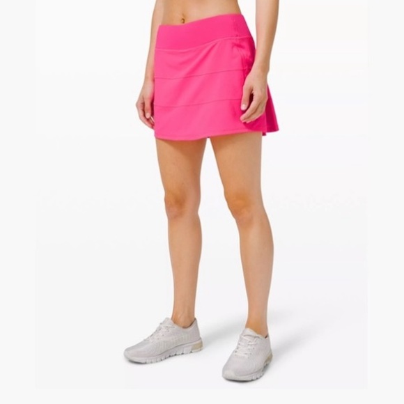 lululemon athletica Dresses & Skirts - Lululemon pace revival skirt pink highlight